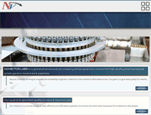 Tablet Screenshot of novector-labs.com